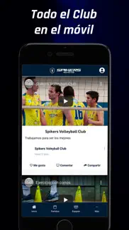 spikers volleyball club iphone screenshot 1