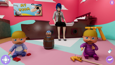 Twin Baby Life Simulator Game Screenshot