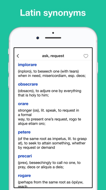 Latin synonym handbook