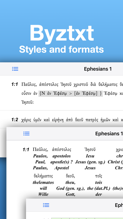 Screenshot #3 pour Byztxt Greek New Testament L