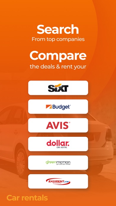Car Rental・Rent-A-Car Screenshot