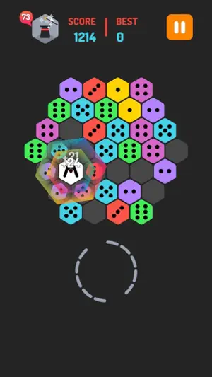 DomiMerge: Hexa Puzzle screenshot 1