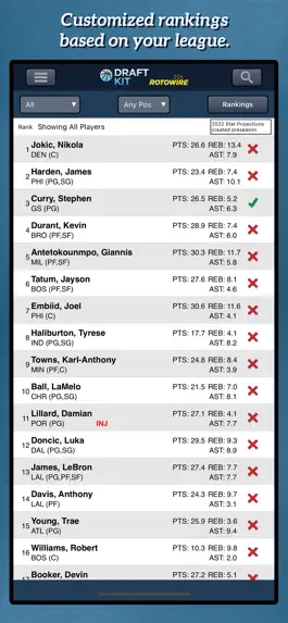 Game screenshot Fantasy Basketball Draft '22 mod apk