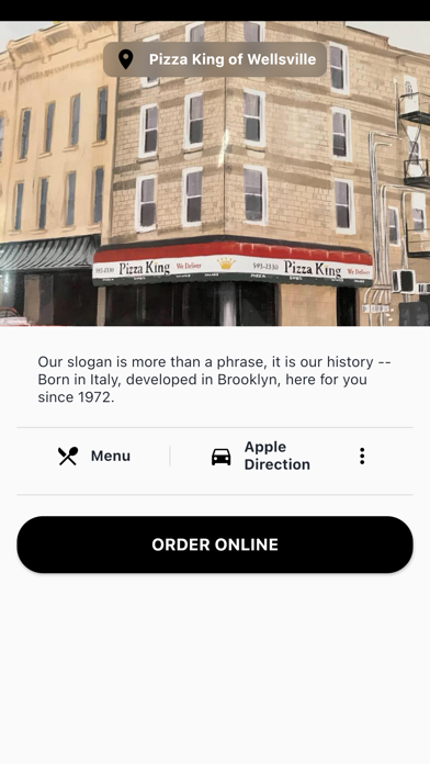 Pizza King of Wellsville. Screenshot