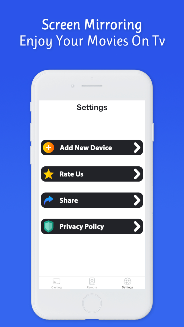 Screen mirroring for TV ™
