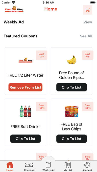 Food King Cost Plus Screenshot