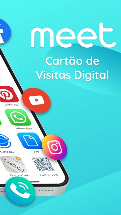 MEET Cartão de Visitas Digital Screenshot