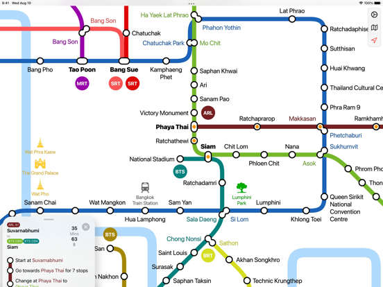 Screenshot #6 pour Bangkok Metro Transit Map
