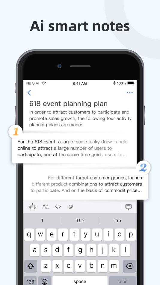 #2. Notehot.ai - Content generator (iOS) Podle: Play Era