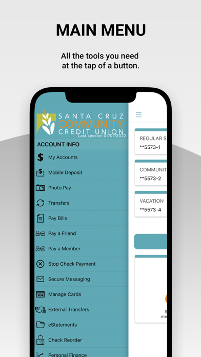 Santa Cruz Community CU Screenshot