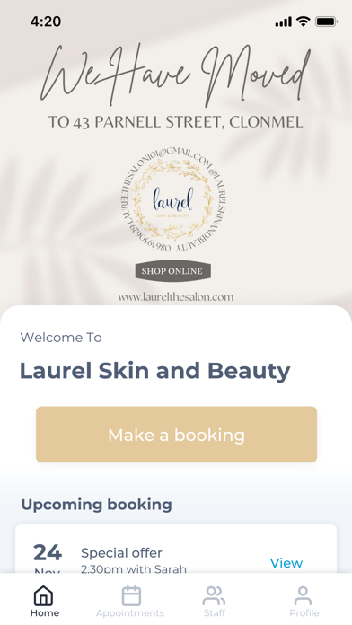 Laurel Skin and Beauty Screenshot
