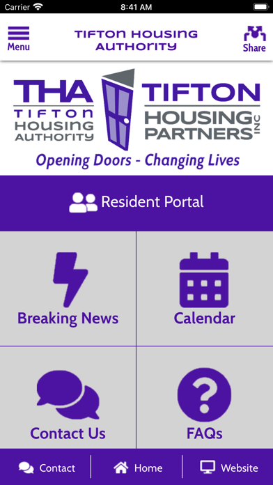 Tifton Housing Authority GA Screenshot