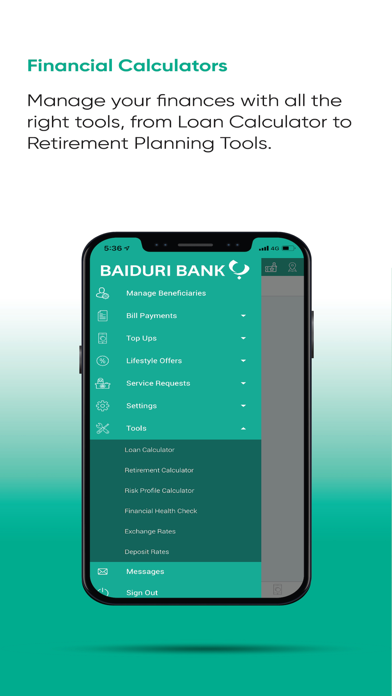 Baiduri b.Digital Personal Screenshot