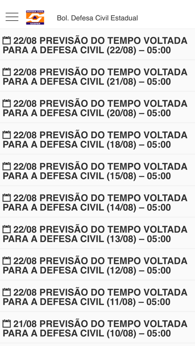 Alerta Gaspar Screenshot