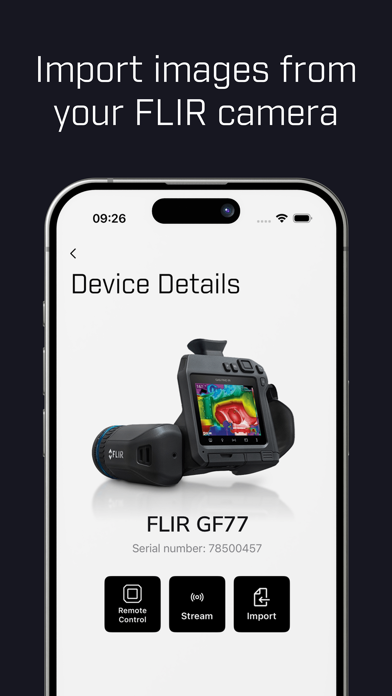 FLIR Tools Screenshot