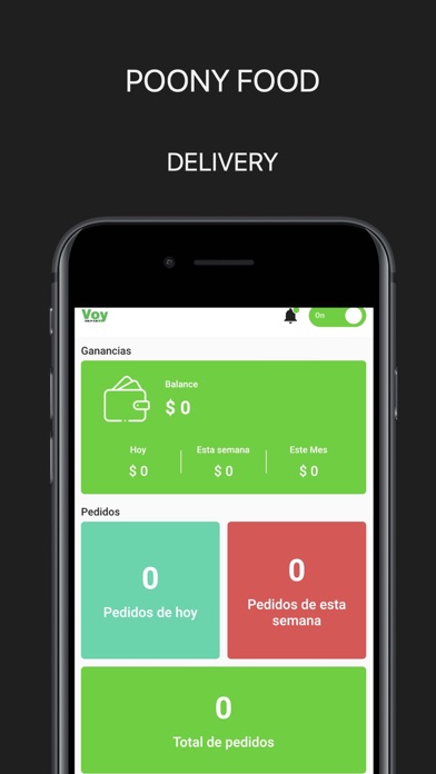 VoyFood Driver Screenshot