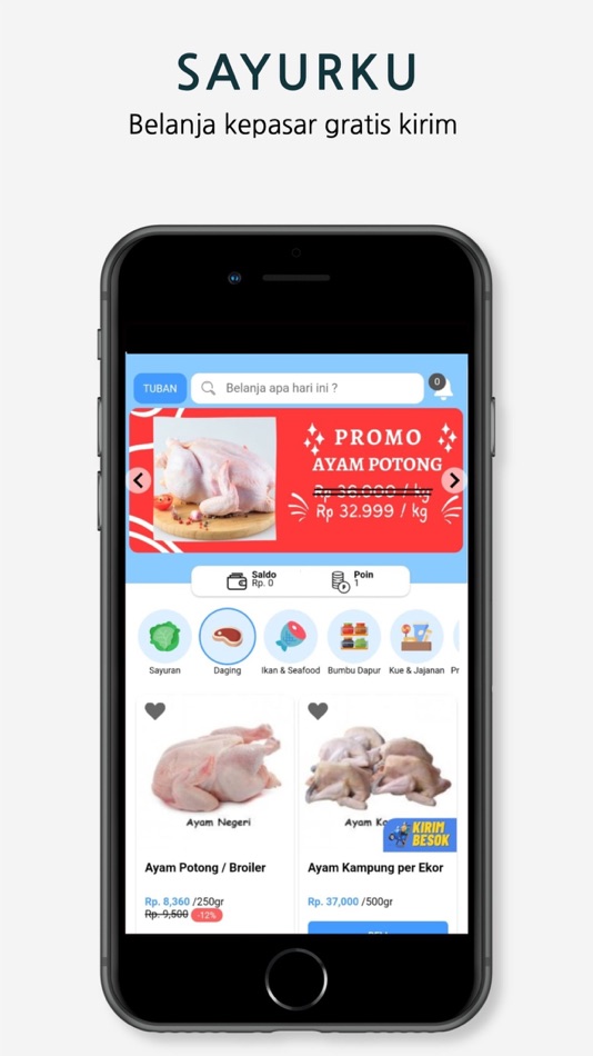 #3. SAYURKU (iOS) โดย: PT. AITRON DIGITAL INOVASI
