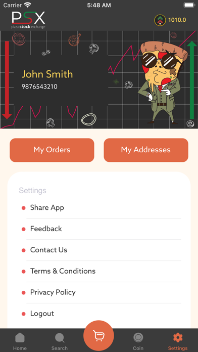 PSX - Pizza Stock Exchange Screenshot