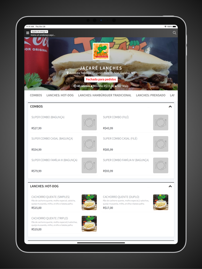 Jacaré Lanches Cuiabá