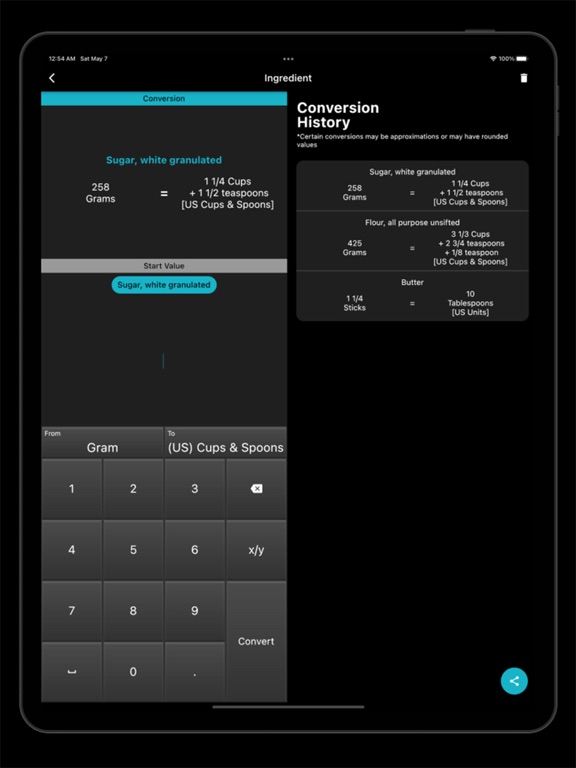 Screenshot #6 pour My Kitchen Calculator