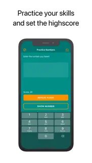 practice numbers by listening iphone screenshot 2