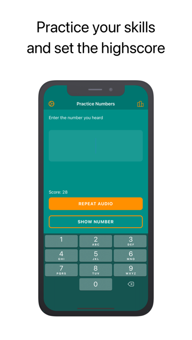 Practice Numbers by Listening Screenshot