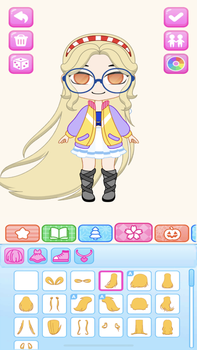 ちび Chibi 人形 女の子 ゲーム チビ きせかえゲームのおすすめ画像10