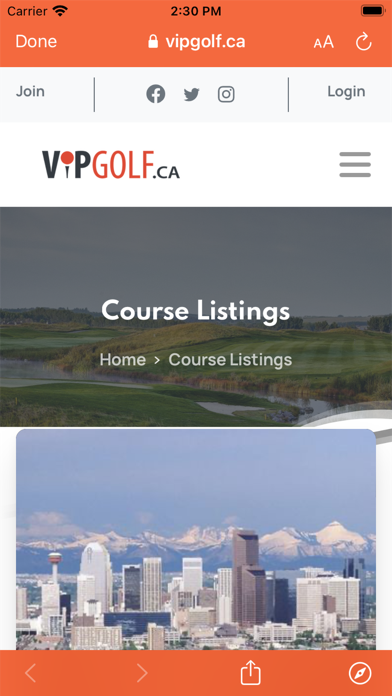 VIP Golf Screenshot