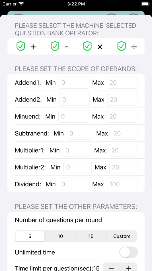 #5. Oral Arithmetic (iOS) 由: 之新 王