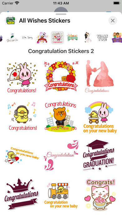 Daily All Wishes Stickers Screenshot