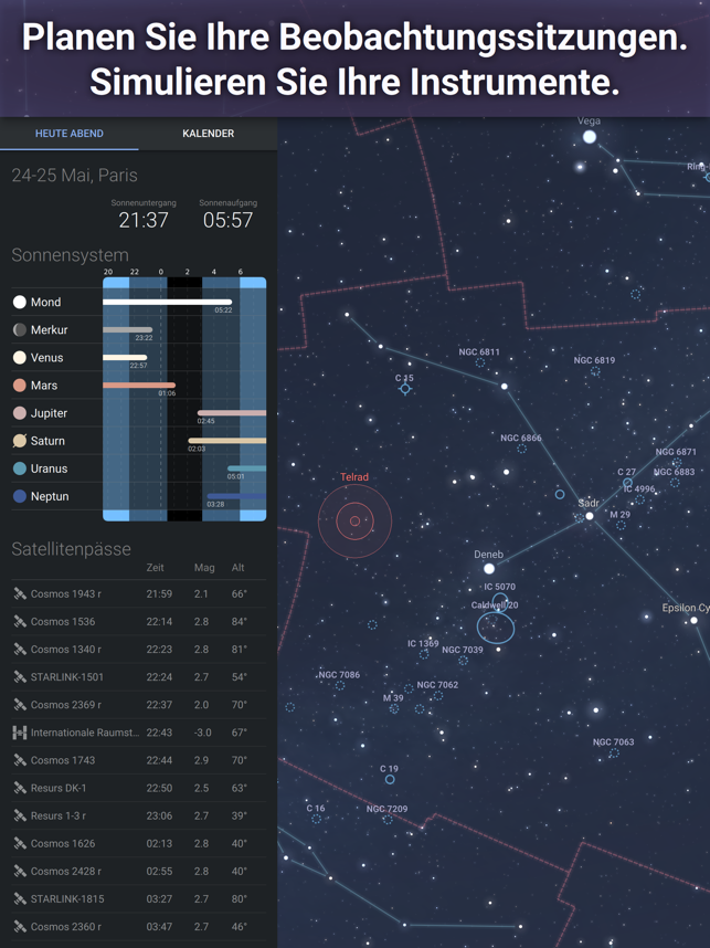 ‎Stellarium Mobile：Sternenkarte Screenshot