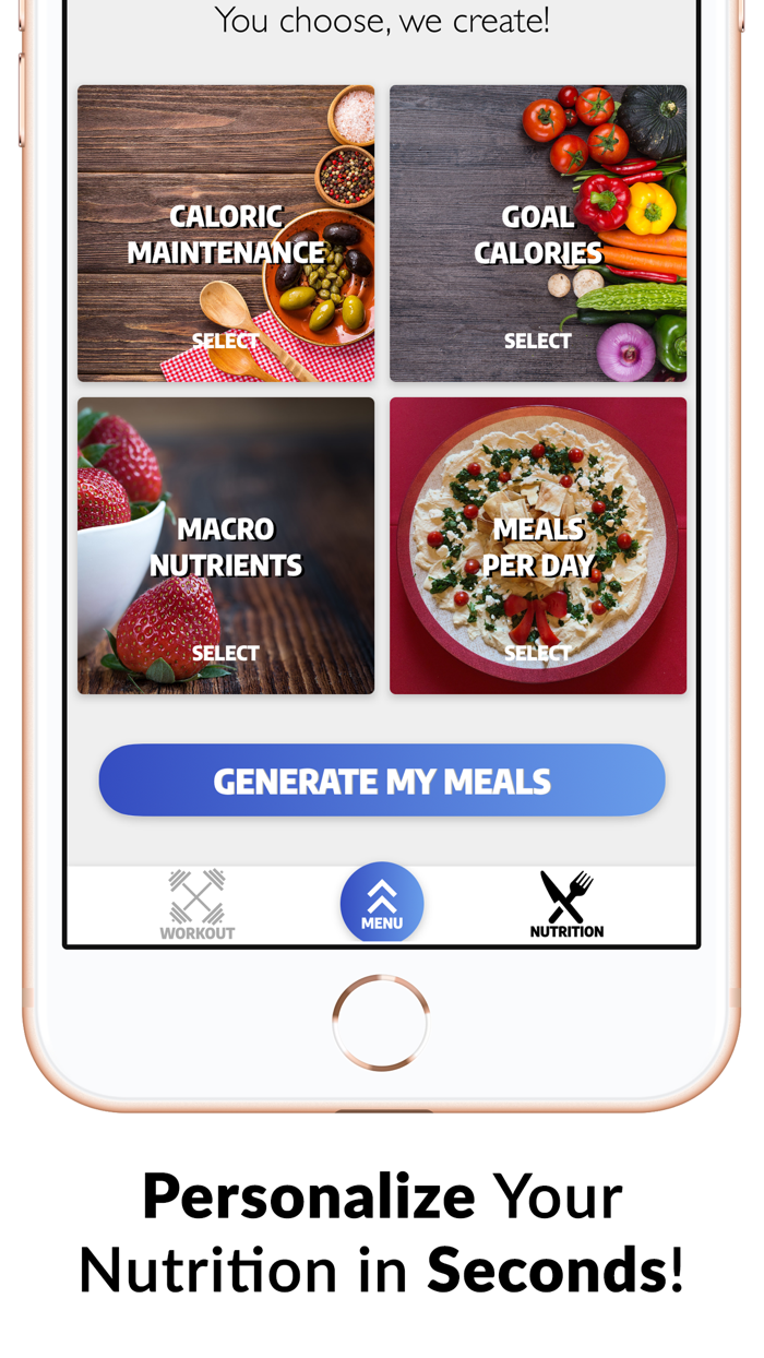 Exerprise Workout Meal Planner