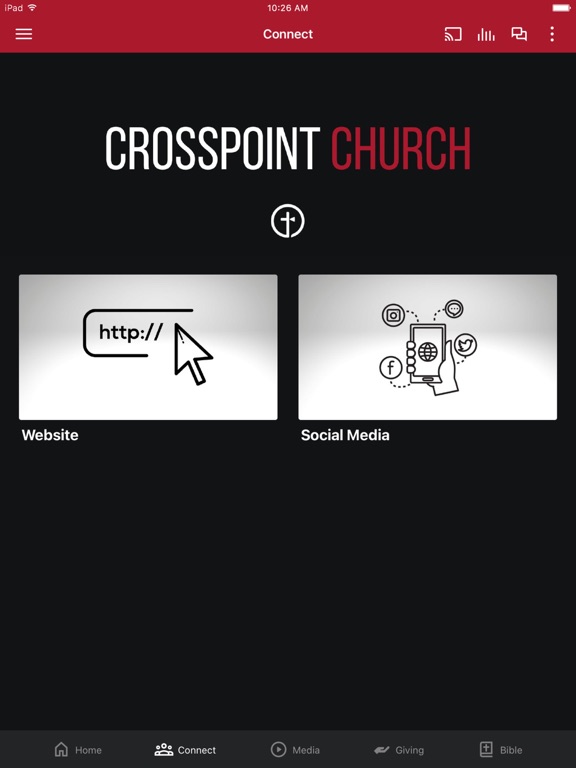 Crosspoint Church BG iPad screenshot 2 - Education app