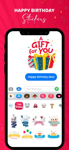 Game screenshot Animated Birthday Stickers! hack