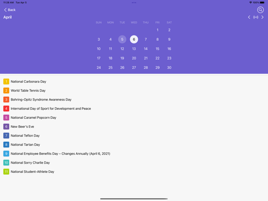 Screenshot #6 pour Cele Daily - Special Days
