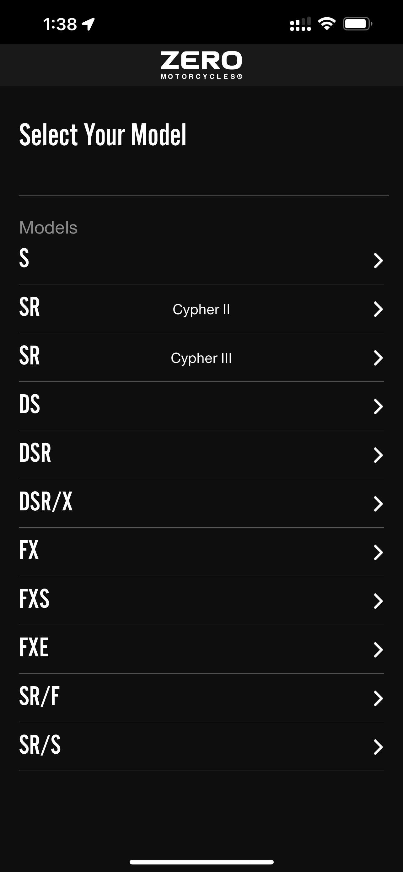 Zero Motorcycles NextGen