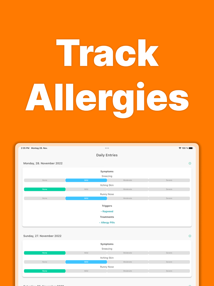 Allergy Tracker