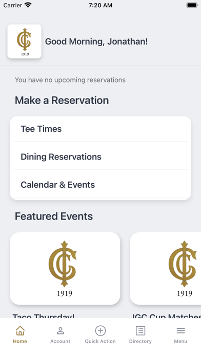 Inglewood Golf Club Screenshot
