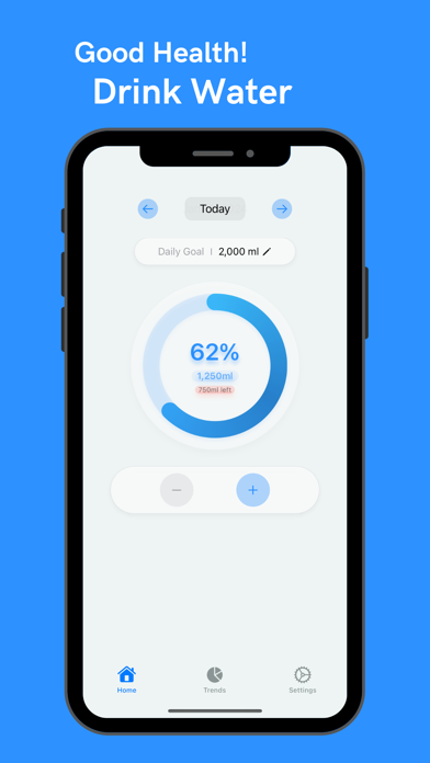WaterMe Water Tracker Reminder Screenshot