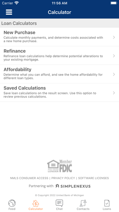 United Bank Mortgage Screenshot
