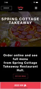 Spring Cottage Takeaway screenshot #1 for iPhone