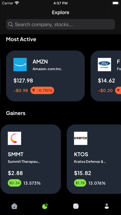 Stock Market Simulator Game Screenshot