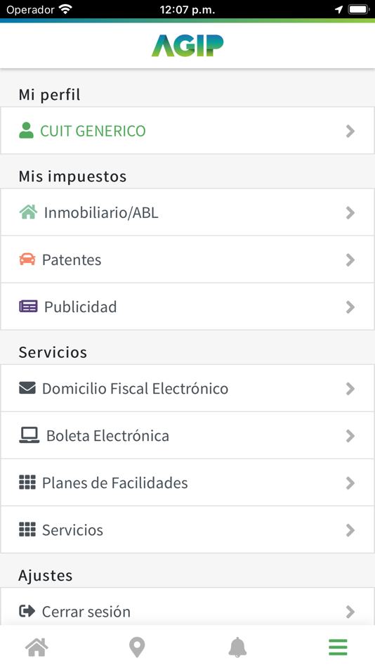 #3. AGIP (iOS) Podle: ADMINISTRACIÓN GUBERNAMENTAL DE INGRESOS PÚBLICOS