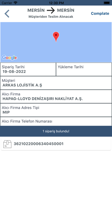 Hümay Lojistik Screenshot