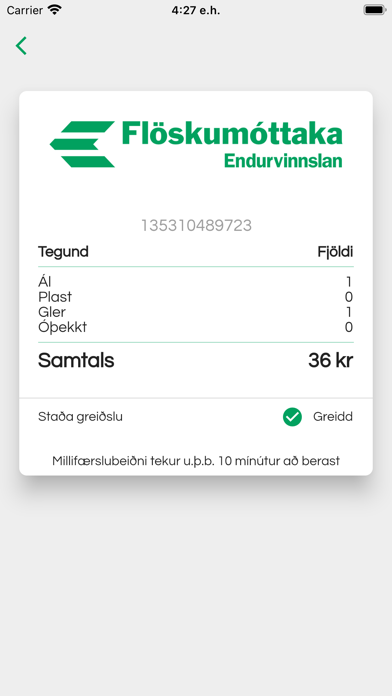 Endurvinnslan Screenshot