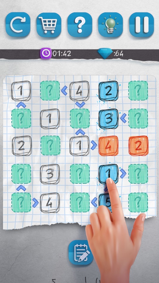 #2. Solve The Grid (iOS) 由: PLAYTOUCH