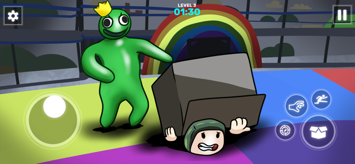 Rainbow Green Monster