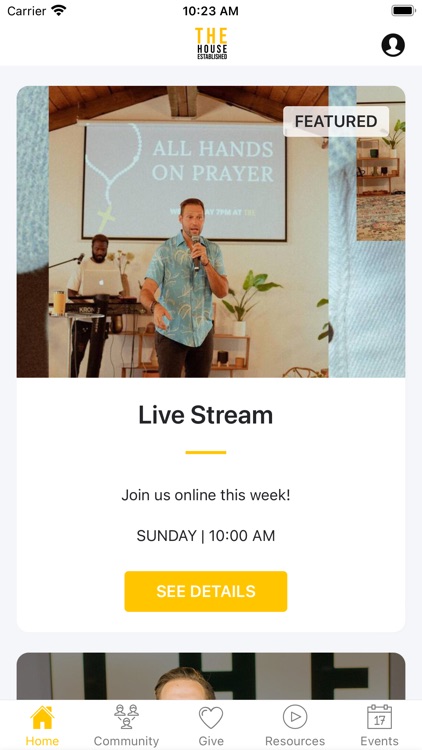 The House Established