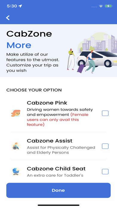 CabZone Screenshot