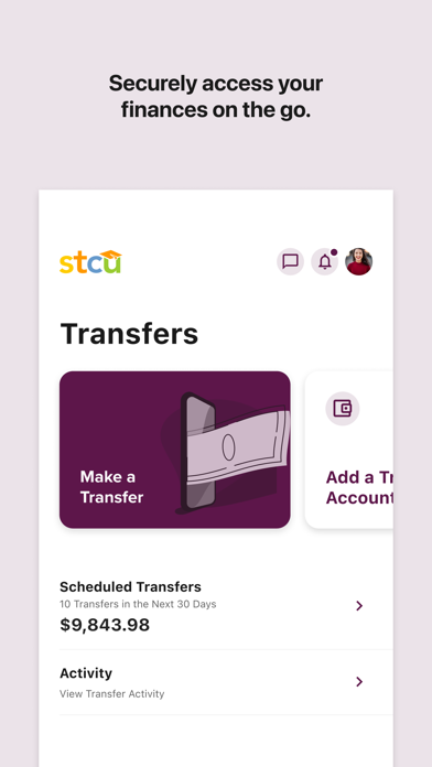 STCU Mobile Banking Screenshot